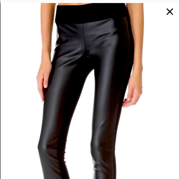 Club Monaco Faux Leather Tasha Leggings 